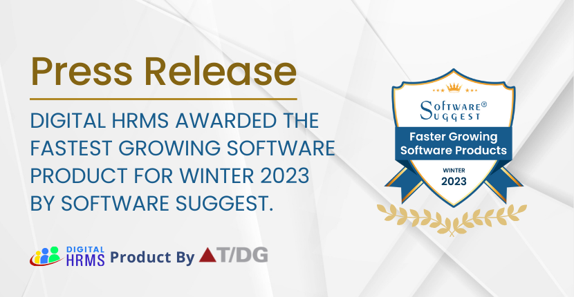 T/DG's Digital HRMS Awarded Faster Growing Software Product for Winter 2023
